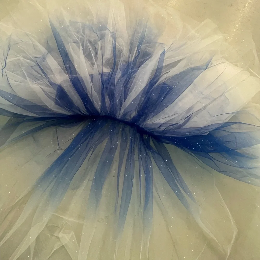 NWOT💫 Blue+White Sparkle Tutu! - Picture 2 of 6